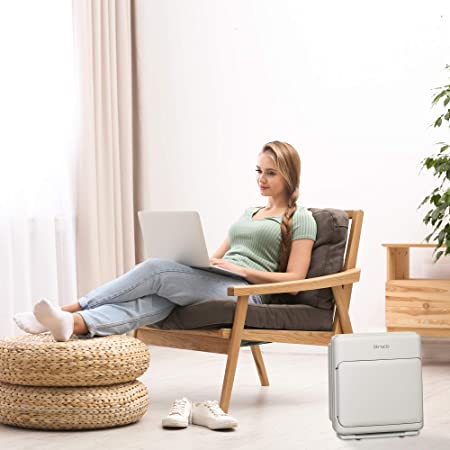 STRACLO MR-125AS Air Purifier for Home, Office, Bedroom, Kitchen Upto 300 sq. ft with H13 True HEPA Highly Efficient 3-Stage Air Filtration