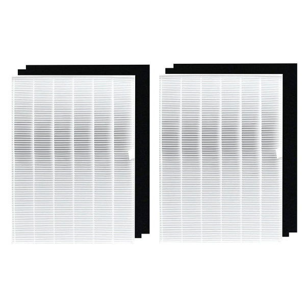 Climestar True HEPA Filter A 115115 Size 21 Pack of 2 Hepa Plus 4 Carbon Filters for Winix Plasmawave Air Purifier 6300 P300 5300 5500 5300-2 6300-2 C535