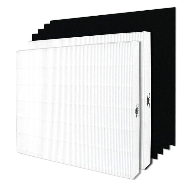 Climestar True HEPA Filter A 115115 Size 21 Pack of 2 Hepa Plus 4 Carbon Filters for Winix Plasmawave Air Purifier 6300 P300 5300 5500 5300-2 6300-2 C535