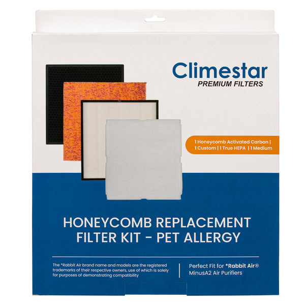 Climestar Honeycomb Filter Kit Compatible Replacement for SPA-700A SPA-780A Air Purifiers - Pet (Set of 4 Filters)