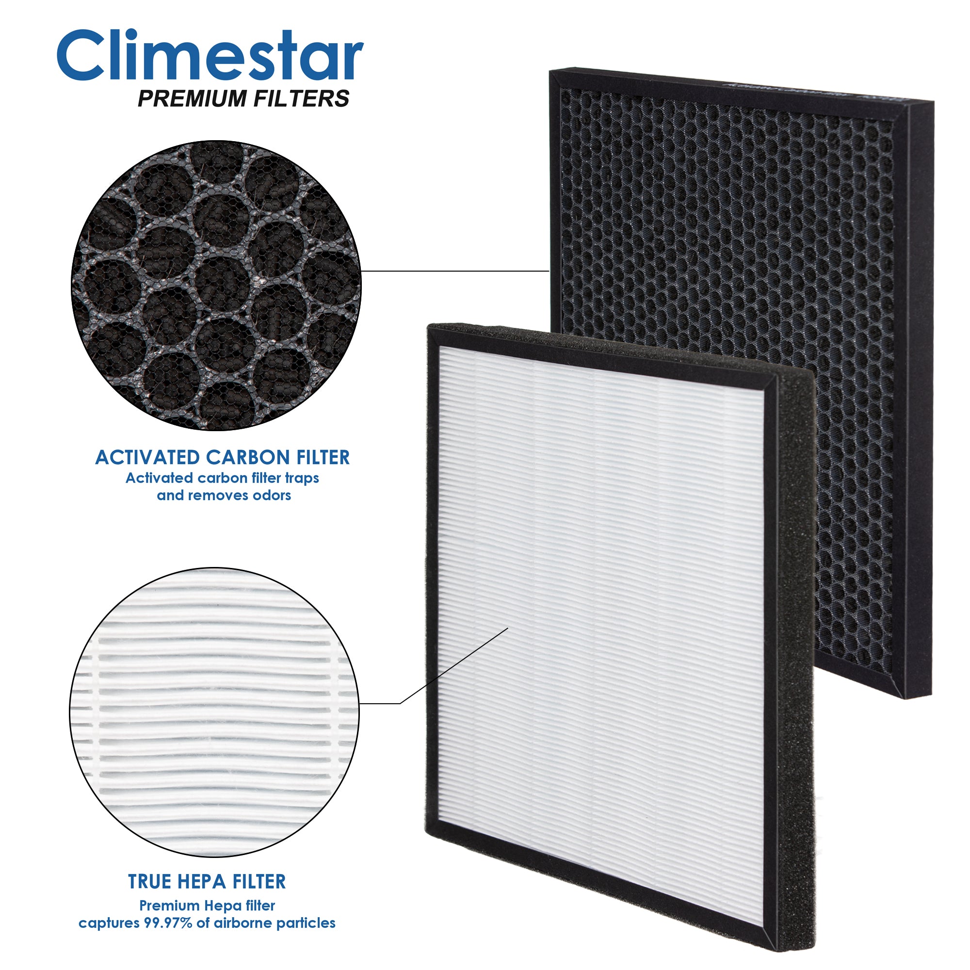 Climestar Filter for Hathaspace HSP001 Smart True HEPA Air